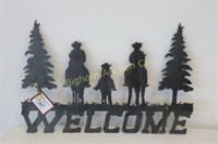 *Hand Crafted Welcome Sign