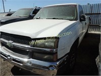 2003 Chevrolet Silverado 1GCEC14X23Z122773 White