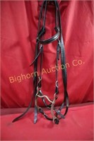 Bridle Leather Headstall, Reins, Grazing Bit