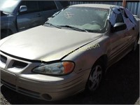 2000 Pontiac Grand Am 1G2NF52E3YM837344 Gold