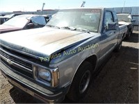 1991 Chevrolet S10 1GCCS19Z1M2136596 Blue