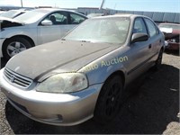 2000 Honda Civic 2HGEJ6670YH600732 Gold