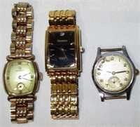 Lot of 3 Vintage Men's Watches