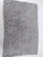 grey yarn Bathroom sink mat, 29x21 inches