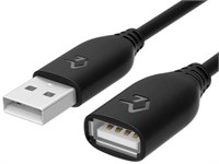 New- Rankie USB 2.0 Extension Cable, A-Male to