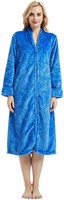 NEW - LAPAYA Womens Fleece Robe Calf Length Long