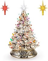 NEW  - Suwimut Ceramic Christmas Tree, 15 Inches