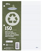 New 9 packs Hilroy Recycled Refill Paper, 8-3/8 X