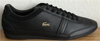 NWT LACOSTE BLACK SNEAKERS 11.5