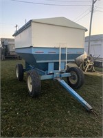 DMI 312A center dump wagon w/ roll tarp