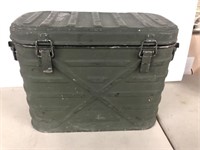 Vintage Military Food Cooler with Containers