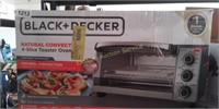 *works Black & Decker 4-slice toaster oven