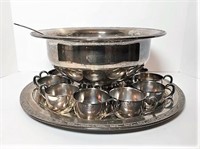 Oneida Silver Plate Punch Bowl