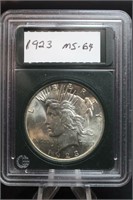 1923 Silver U.S. Peace Dollar Excellent