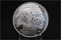 2020 1oz .999 Pure Silver Buffalo Coin