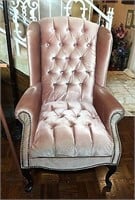 Wing Back Chair & Cabriole Legs