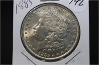 1885  Morgan Silver Dollar