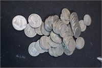 Lot of 50 No-Date Buffalo Nickels
