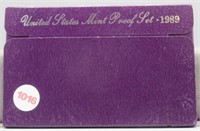 1989 US mint proof set.