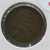 1909 VDB Lincoln wheat cent.
