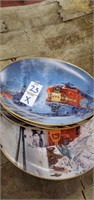 4 train collectors plates