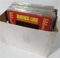 Collection of records including Buring Love, Huey