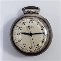 ELGIN POCKET WATCH - STERLING - 1945 - 16J - 8/0s