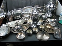 Huge Silver Plate Lot