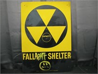 Fallout Shelter Sign 14”x 20”
