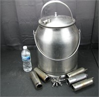 Stainless McCORMICK-DEERING Milk Can & Parts