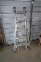 Mastercraft Aluminum 3-Way Ladder