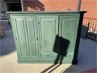 Large green Painted hutch