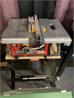 Craftsman portable 10 inch table saw on stand