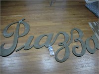 Galvanized Store Front  Letters