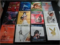 12 Playboy Magazines 1963 Complete Year