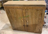 Antique country cabinet - old yellow pine