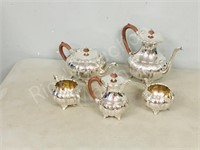 vintage Victorian Plate tea service- 5 pcs