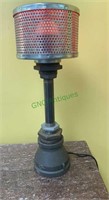 Industrial pipe table lamp, new wiring, on & off