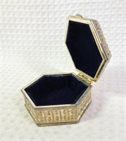 Silver Toned Jewelry/Trinket Box