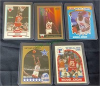 Sports cards - Michael Jordan lot - five cards,