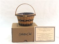 1998 Collectors Club Mini Apple Basket
