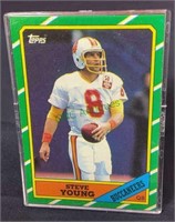 Sports card - Steve Young 1986 Topps Rookie card -