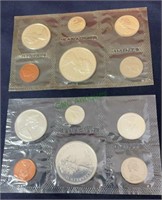 Coins - Canadian proof sets -1965 with type I