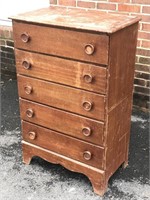 Dresser Solid Maple Chest of Drawers w/Drawers