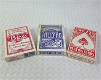 3 Decks Of Playing Cards