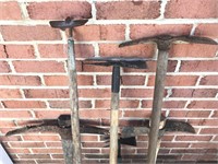 Lot of Gardening/Digging Tools Hoes Matic Pick