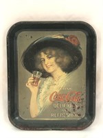 1913 Hamilton King Girl Coca-Cola Serving Tray
