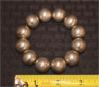 925 sterling silver bead ball bracelet