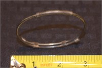 Vintage GUCCI 925 sterling silver bangle bracelet