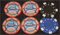 Lot of Casino Chips incl $20 Lakeside IA